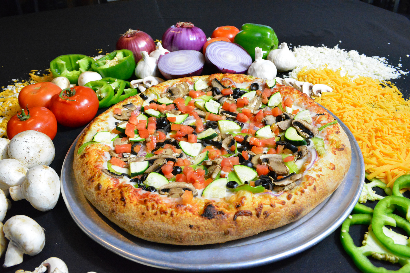 Order Mae West Veggie food online from Stuft Pizza store, Milpitas on bringmethat.com