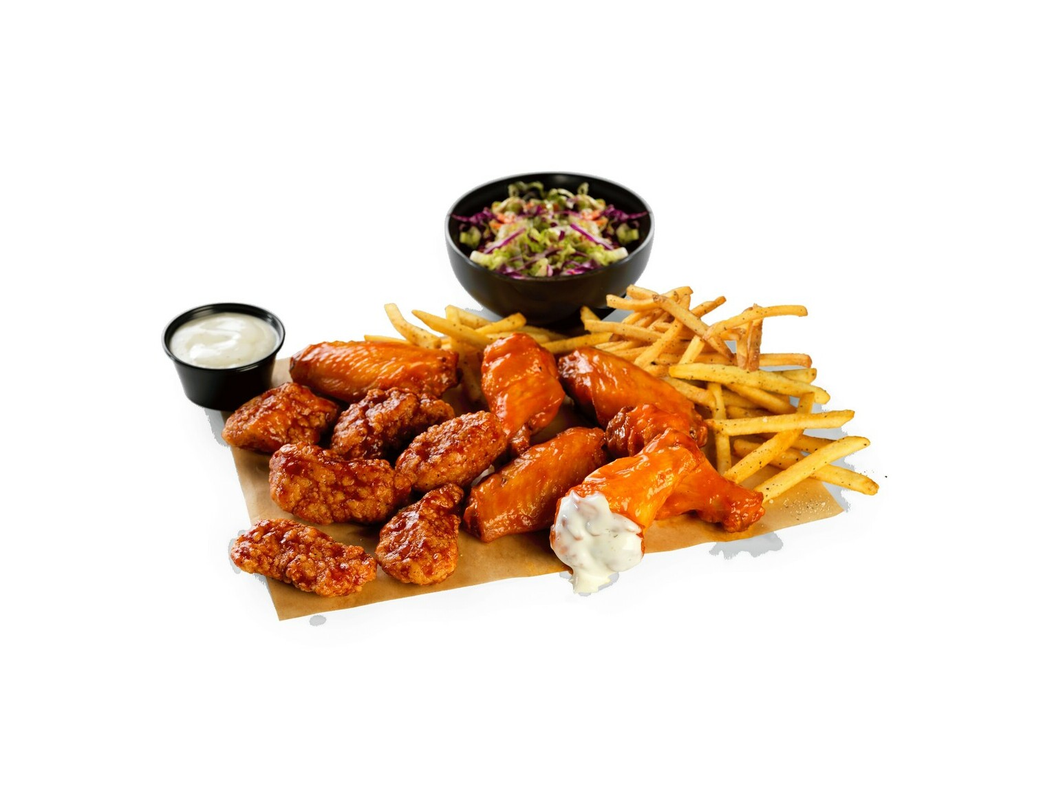 Order Traditional & Boneless Combo food online from Wild Burger store, Champlin on bringmethat.com