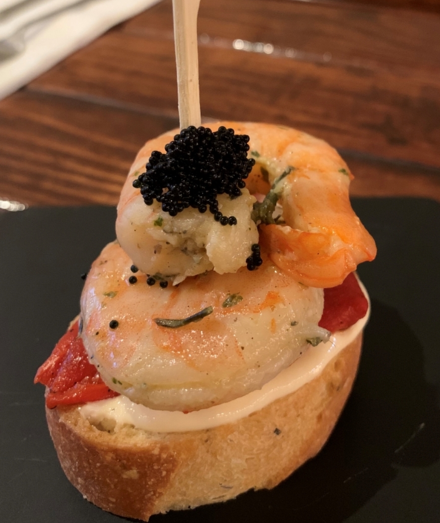 Order Shrimp Pincho food online from Tapas Lab store, Seattle on bringmethat.com