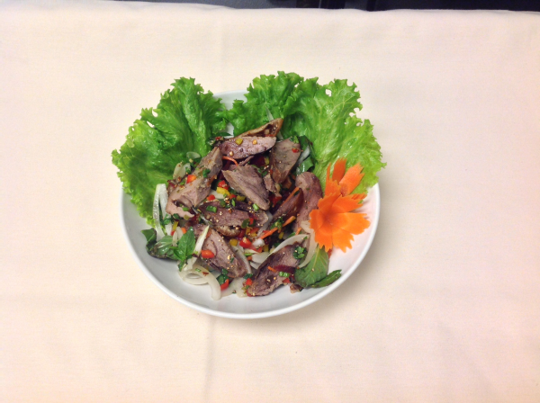 Order 30. Larb Duck food online from Nine Thai Cuisine store, Chicago on bringmethat.com