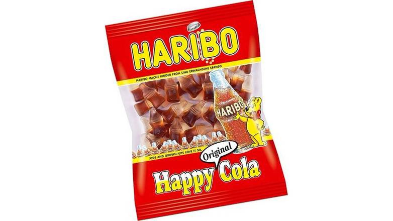 Order Haribo Happy-Cola Original Gummi Candies 5 Oz food online from Valero Food Mart store, Murrayville on bringmethat.com