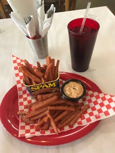 Order Spam Fries food online from College Town Pizzeria store, Fairbanks on bringmethat.com