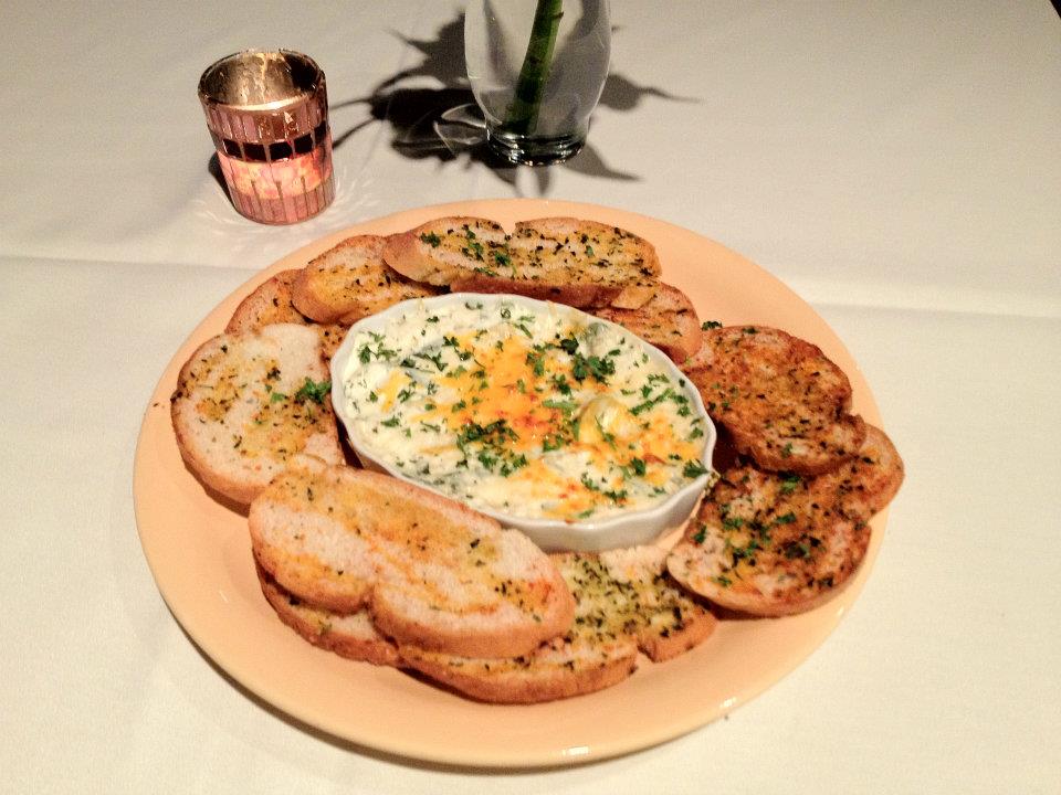 Order Spinach Artichoke Dip food online from Tussey's Casual Grill store, Omaha on bringmethat.com