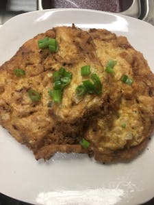 Order D21. Egg Foo Young (Dinner) food online from Lemongrass Cafe store, Louisville on bringmethat.com