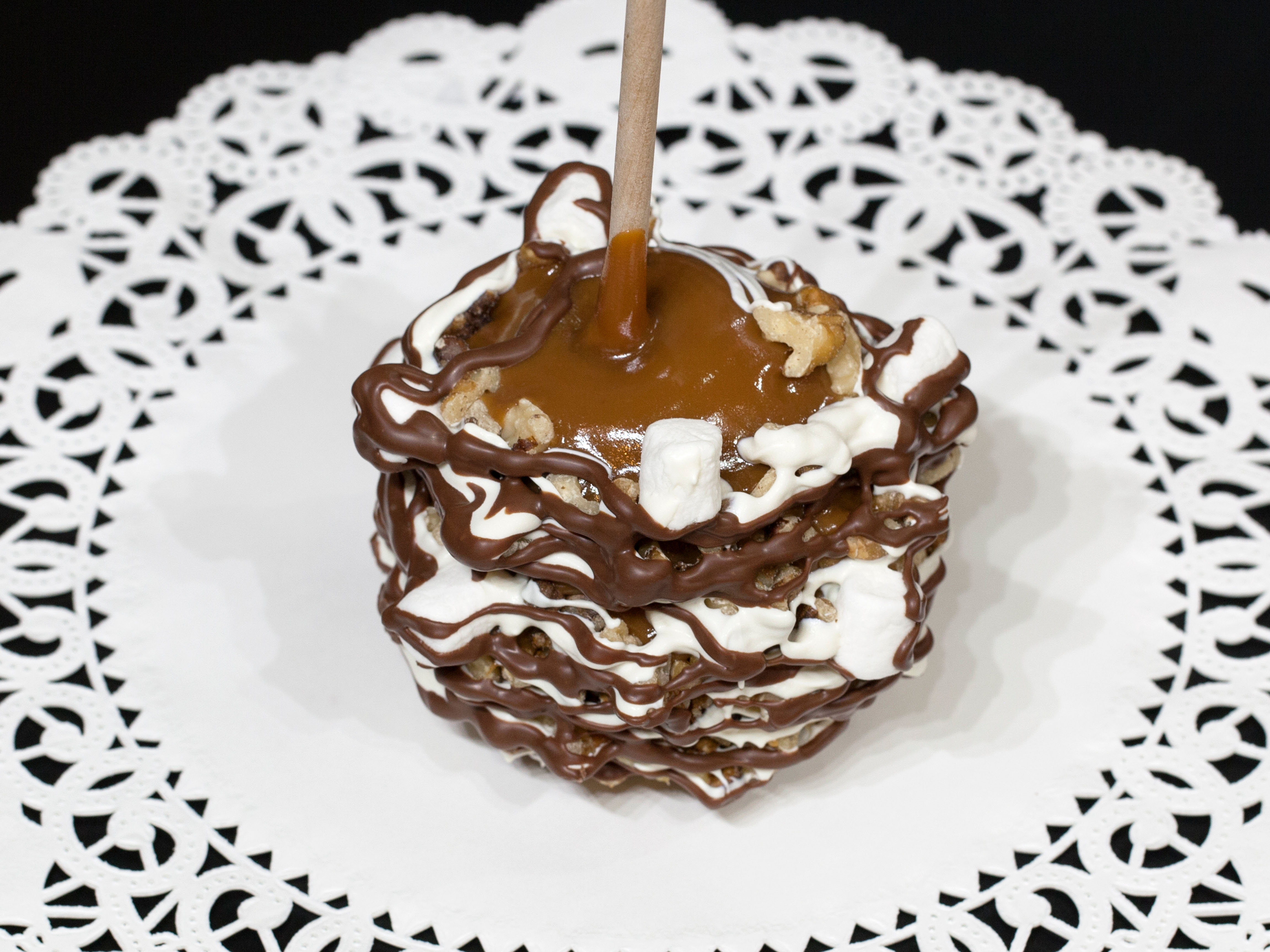 Order Rocky Road Caramel Apple food online from Rocky Mountain Chocolate Factory store, Winston-Salem on bringmethat.com