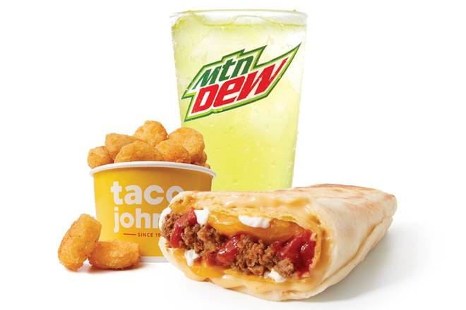 Order Stuffed Grilled Taco Combo food online from Taco John's store, St Peter on bringmethat.com