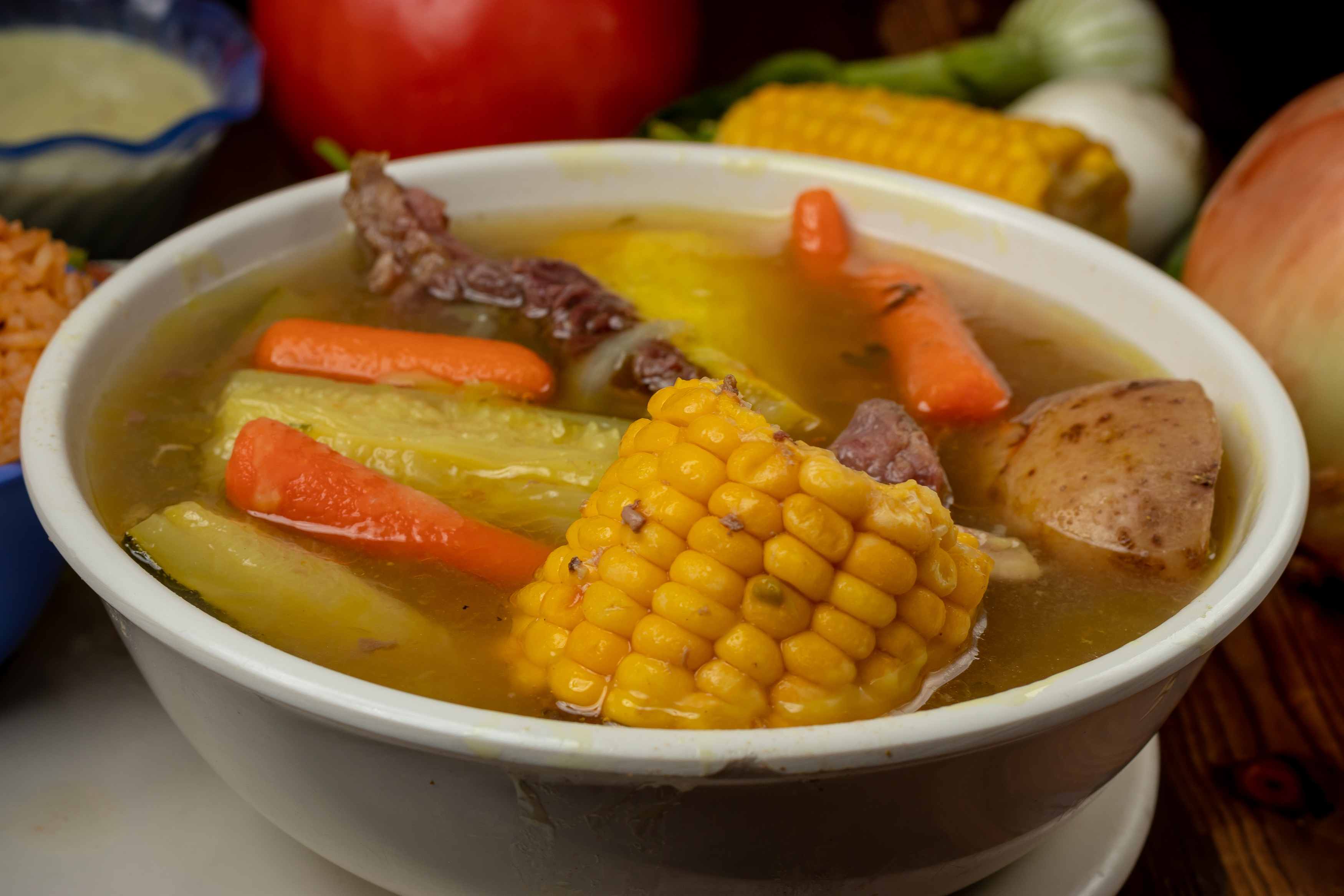 Order Beef Soup food online from Las Palmas Mexican Cafe - Victoria store, Victoria on bringmethat.com