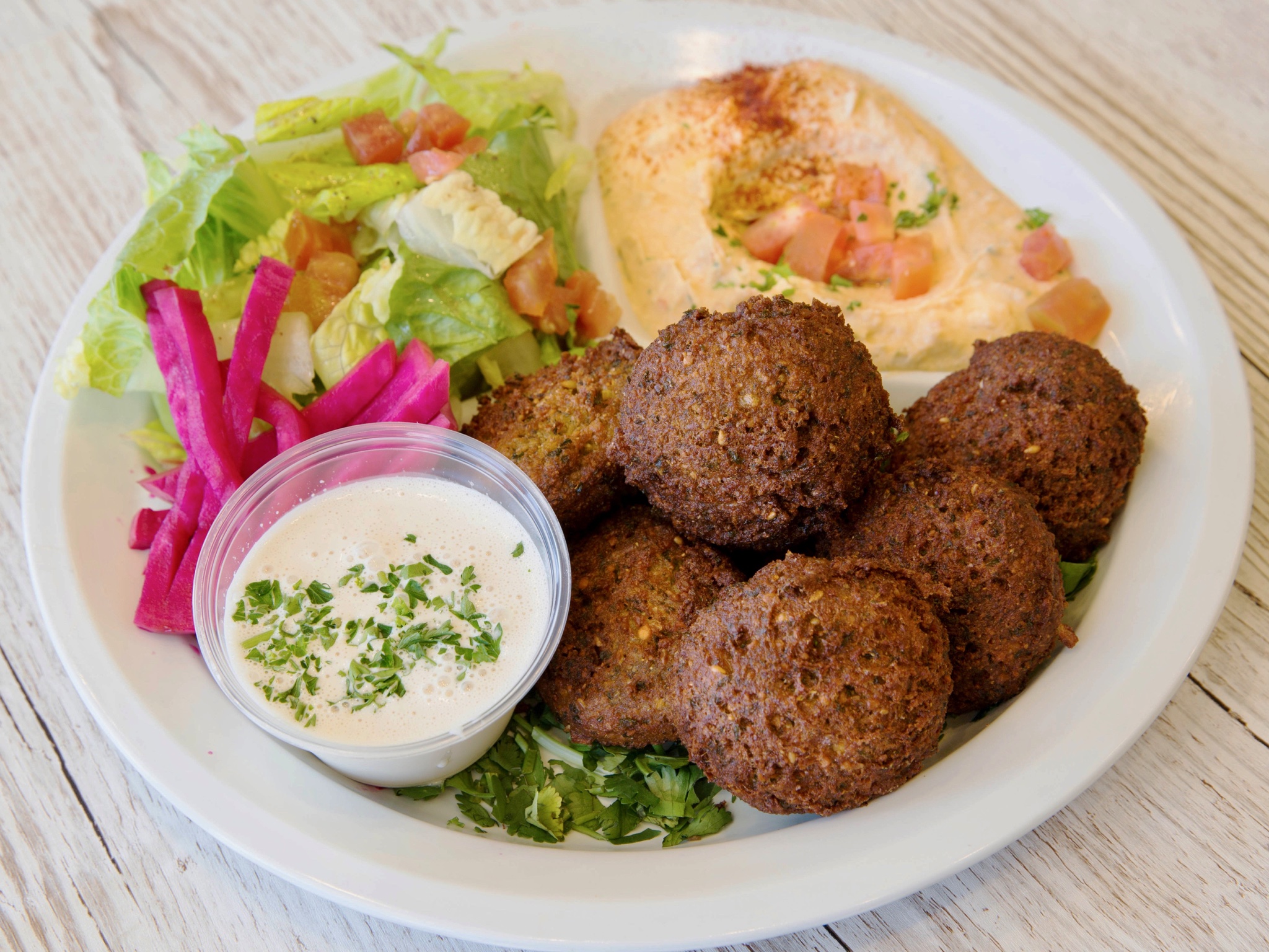 Order Falafel Plate food online from Chicken Maison store, Torrance on bringmethat.com