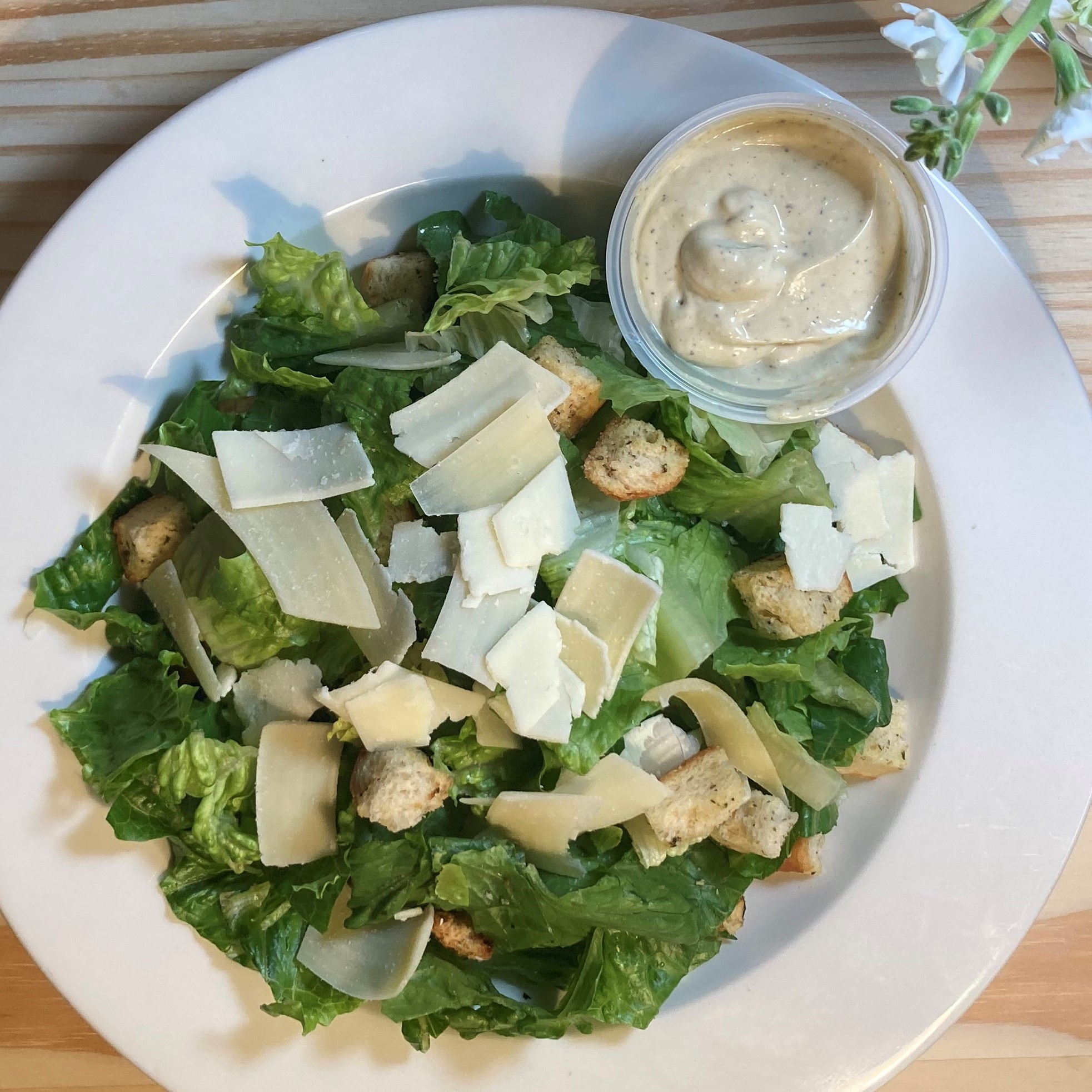 Order Caesar Salad food online from Pizza Stop store, Silver Spring on bringmethat.com