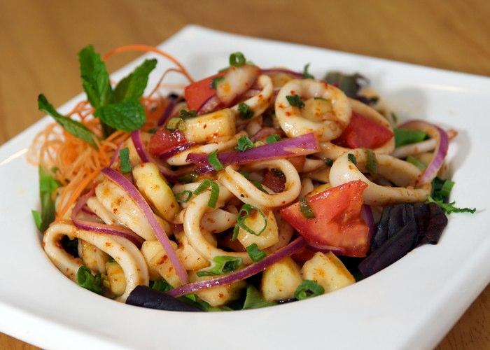 Order Calamari Salad food online from 22 Thai Cuisine store, New York on bringmethat.com