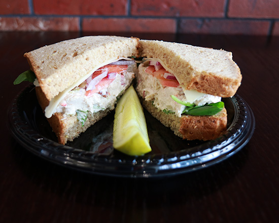 Order Chicken Salad Sandwich food online from Frullati Cafe & Bakery store, Dallas on bringmethat.com