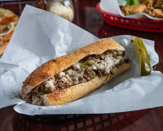 Order Philly Cheesesteak Sub food online from Ian's Oven Pizza store, Hiram on bringmethat.com