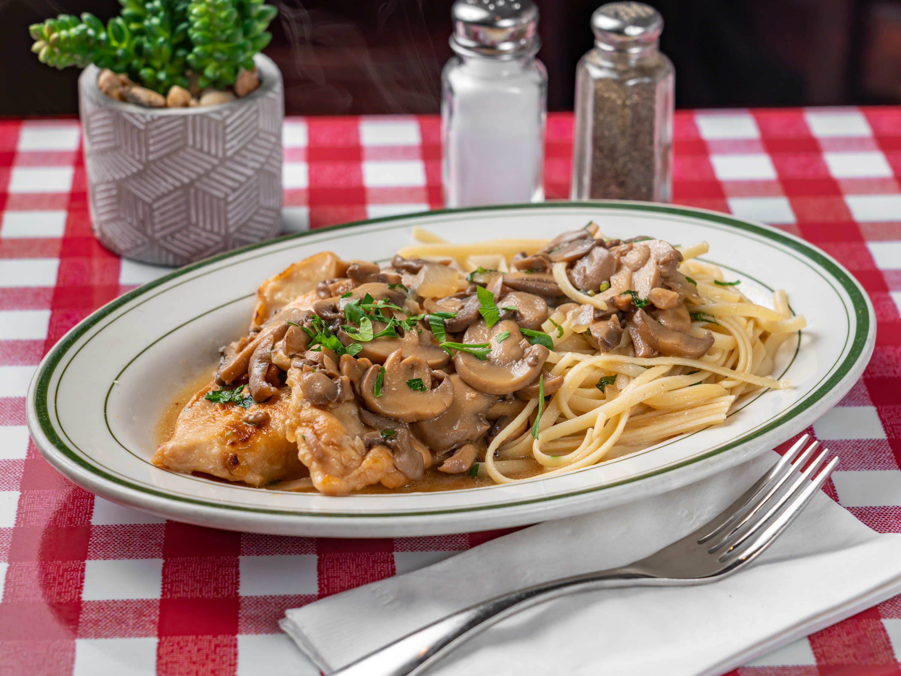 Order Chicken Marsala food online from Anthony Francos Pizza store, Ramsey on bringmethat.com