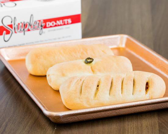 Order Big Smoke Sausage Kolache with Cheese food online from Shipley Donuts store, Round Rock on bringmethat.com