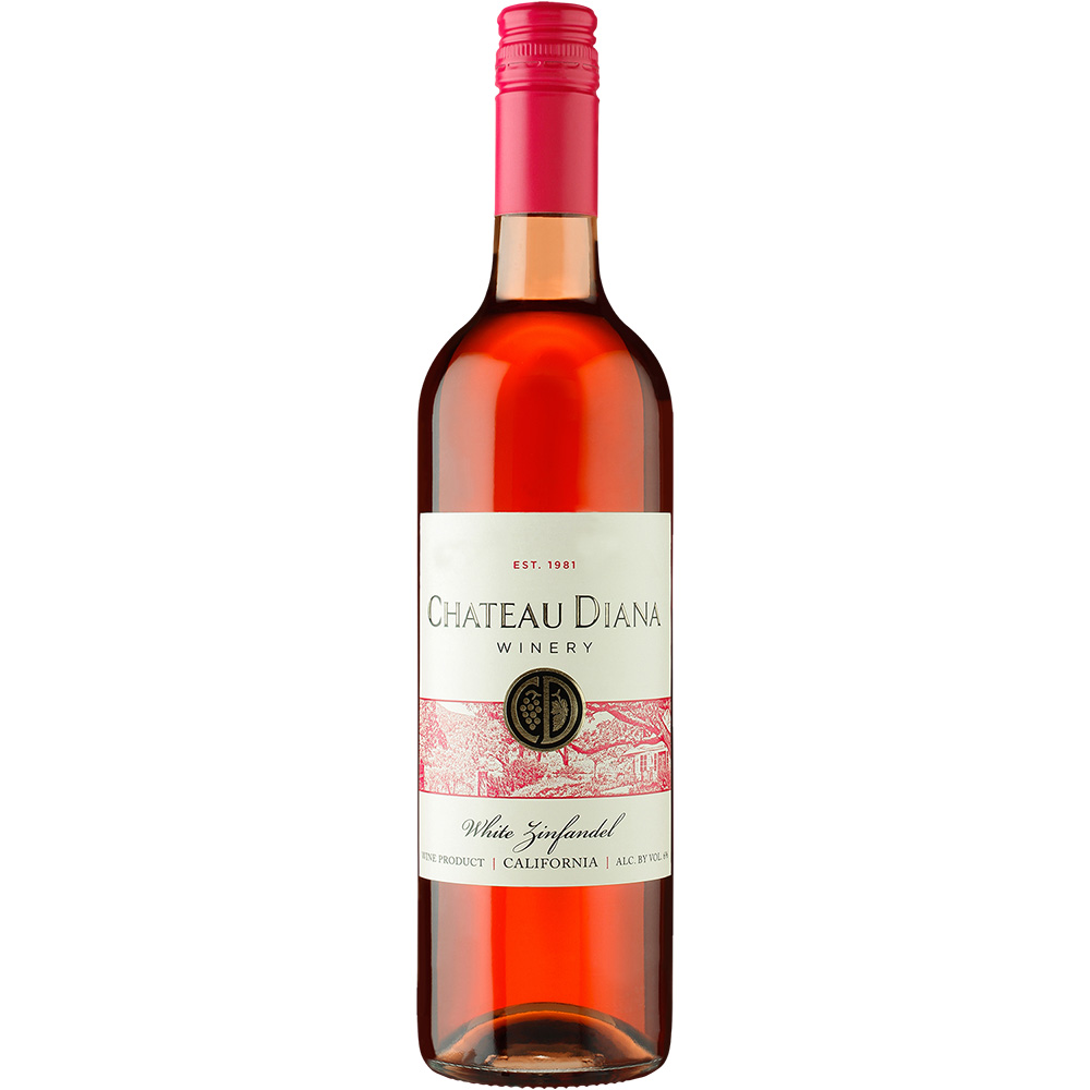 Order Chateau Diana Low Alcohol California White Zinfandel food online from Chateau Diana Winery store, Healdsburg on bringmethat.com