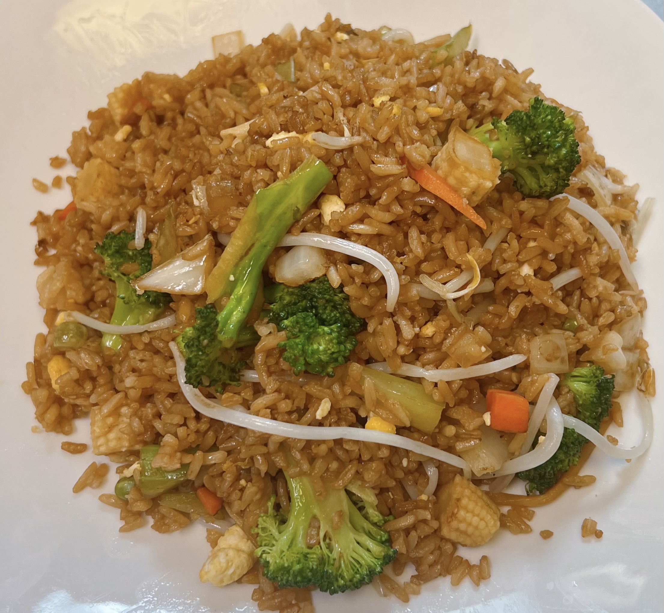 Order Vegetables Fried Rice food online from Hunan Express store, Ballwin on bringmethat.com