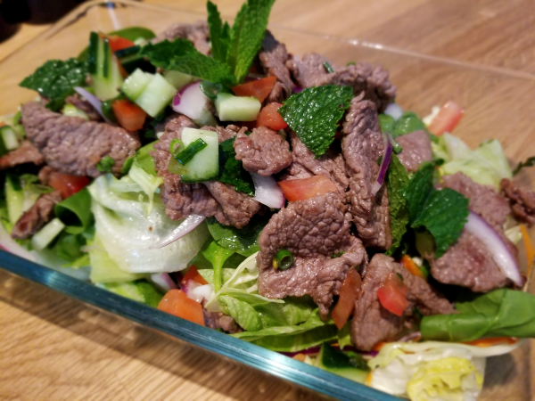 Order 18. Beef Salad food online from Thai Pk Restaurant store, Portland on bringmethat.com