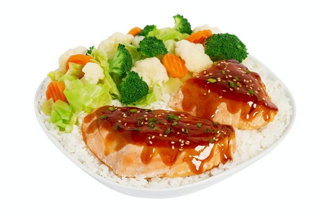 Order Large Grilled Teriyaki Glazed Salmon food online from Yoshinoya store, Burbank on bringmethat.com
