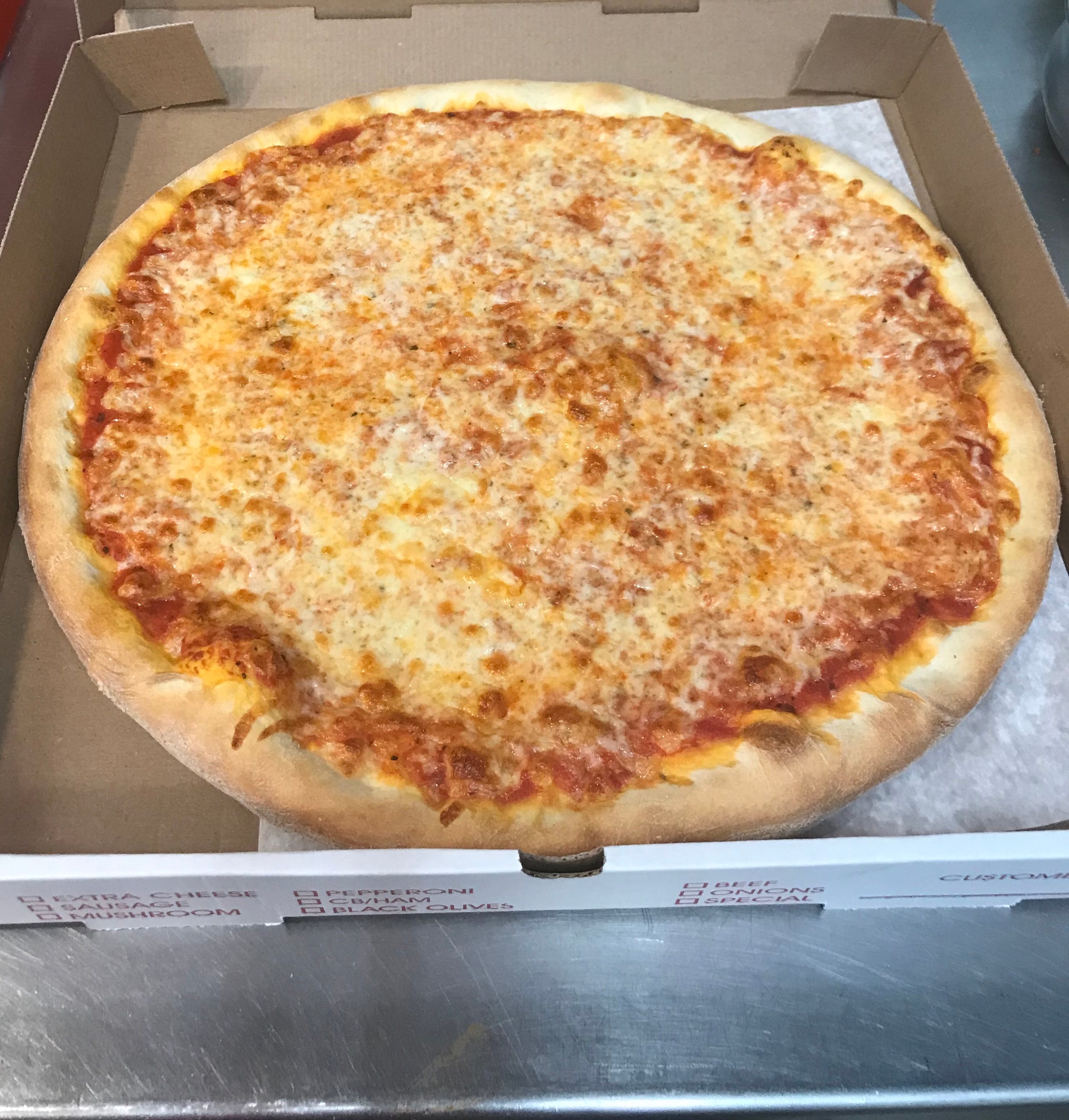 Order Personal Plain Cheese Pizza - Personal food online from Davila's Pizza & Restaurant store, Hackettstown on bringmethat.com