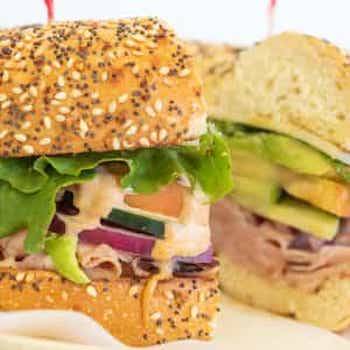Order Black Forest Ham Sandwich food online from Yum Yum Donuts store, Covina on bringmethat.com