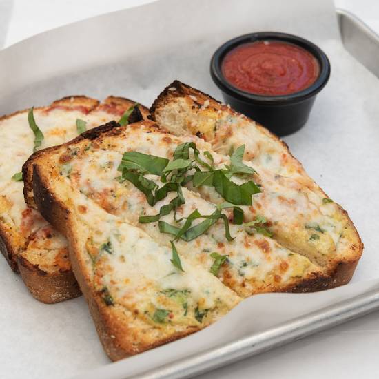 Order Cheesy Garlic Bread food online from Red House Pizza store, San Diego on bringmethat.com