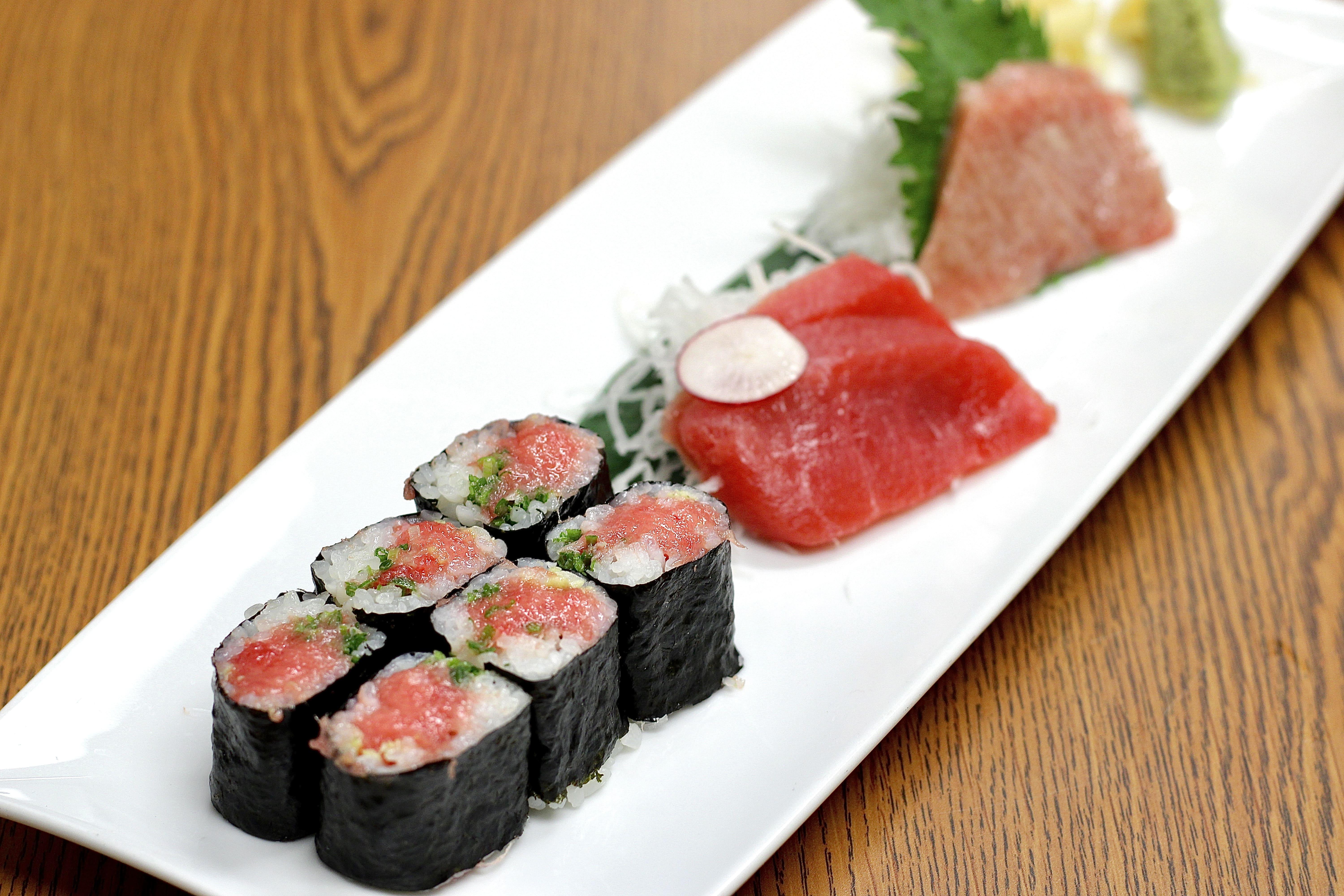 Order Blue Fin Tuna Sushi/ Sashimi food online from Teikoku Restaurant store, Newtown Square on bringmethat.com