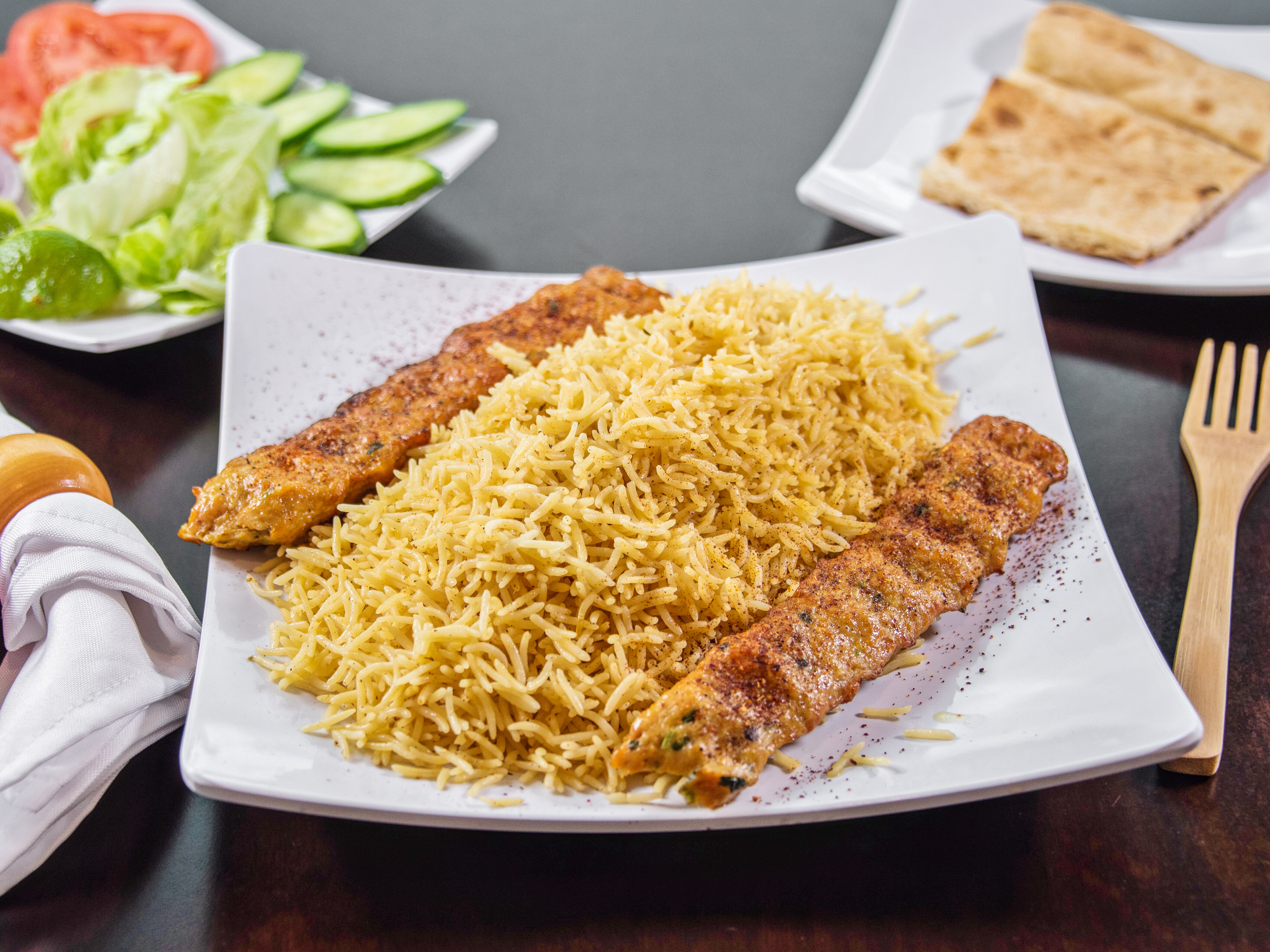 Order Chicken Shami Kabob food online from Kabul Kabob House store, El Cajon on bringmethat.com