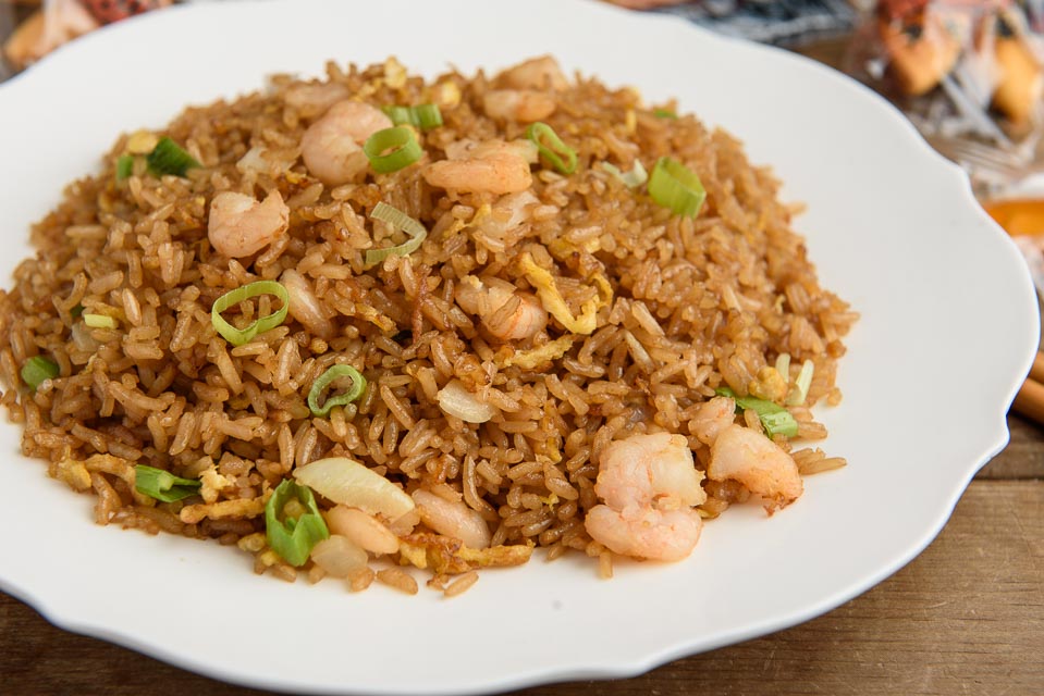 Order F5. Shrimp Fried Rice food online from Jade Buddha Restaurant store, Jefferson on bringmethat.com