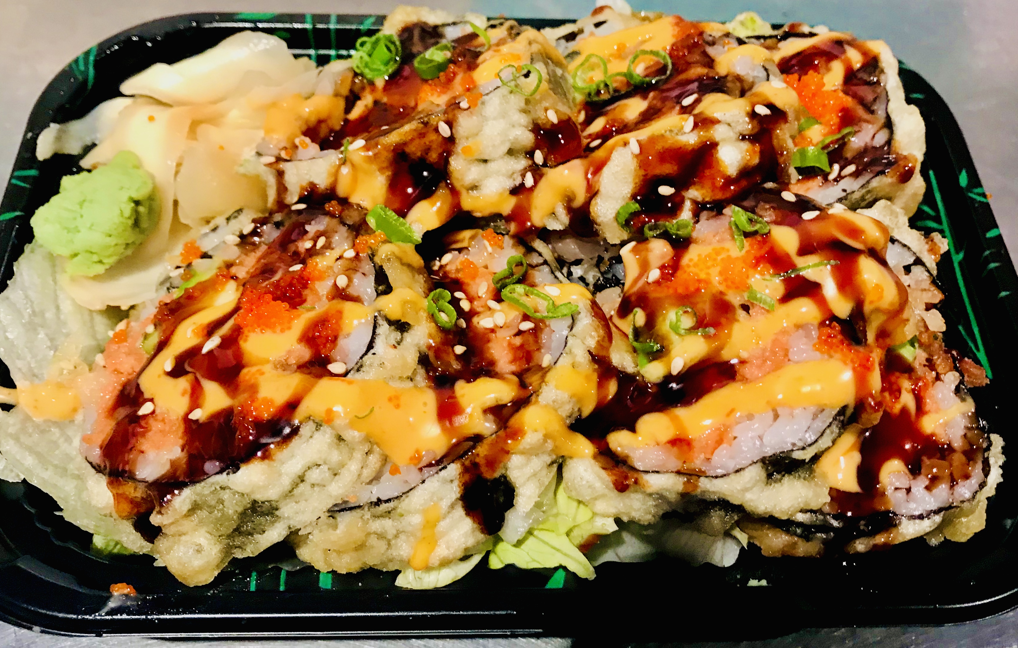 Order 78. Godzilla Roll food online from Thai Lemongrass & Sakura Sushi store, New York on bringmethat.com