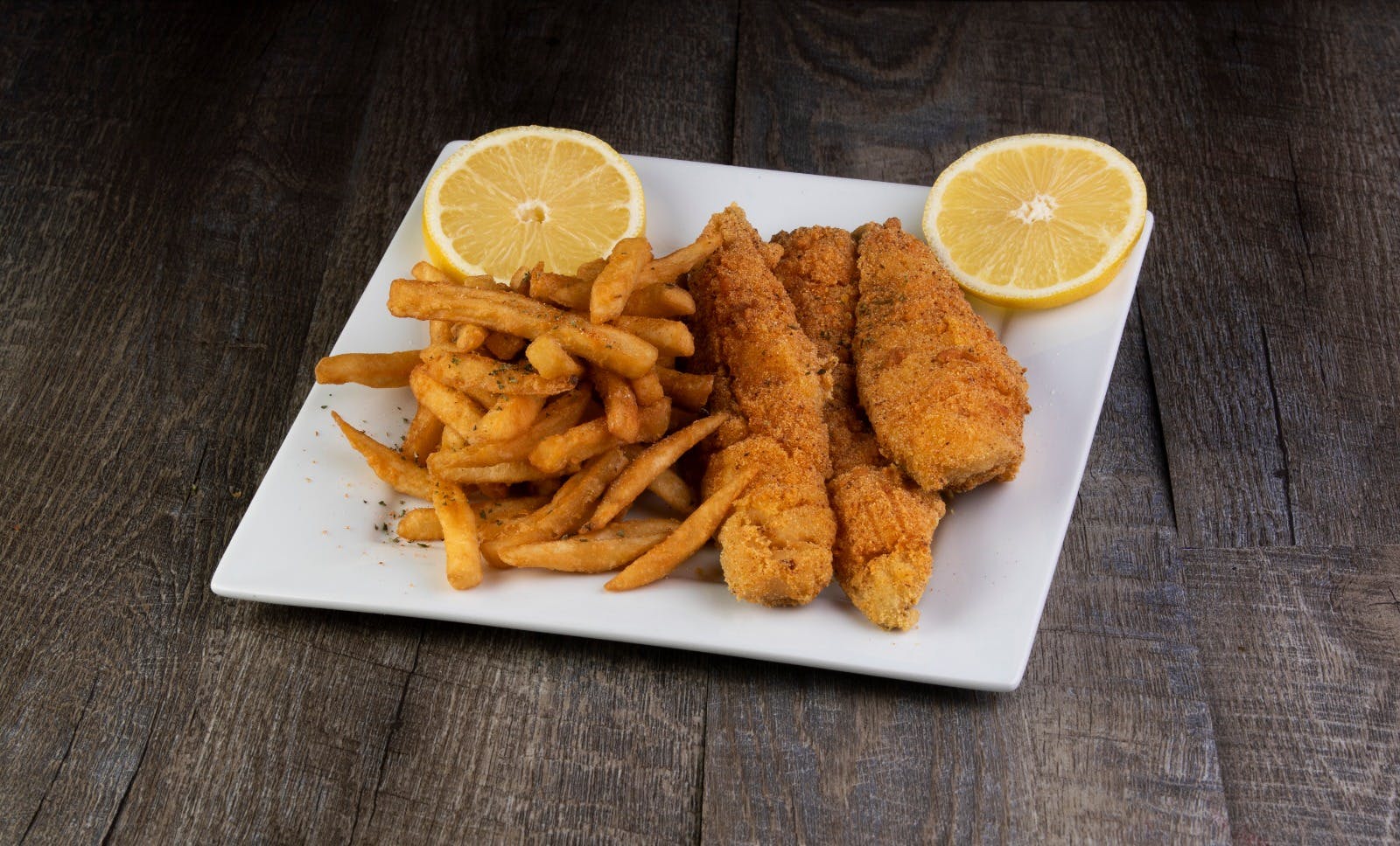 Order Whiting - Small Basket (2PCS+3HP+Slaw) food online from Captain's Table store, Greensboro on bringmethat.com
