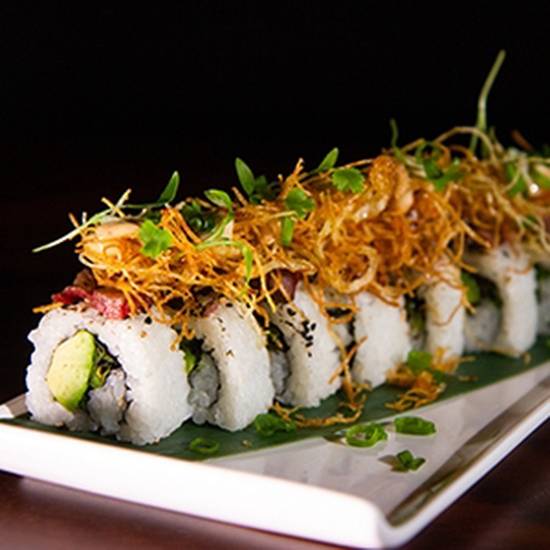 Order CRUNCH WAGYU ROLL food online from Mori store, Mcallen on bringmethat.com