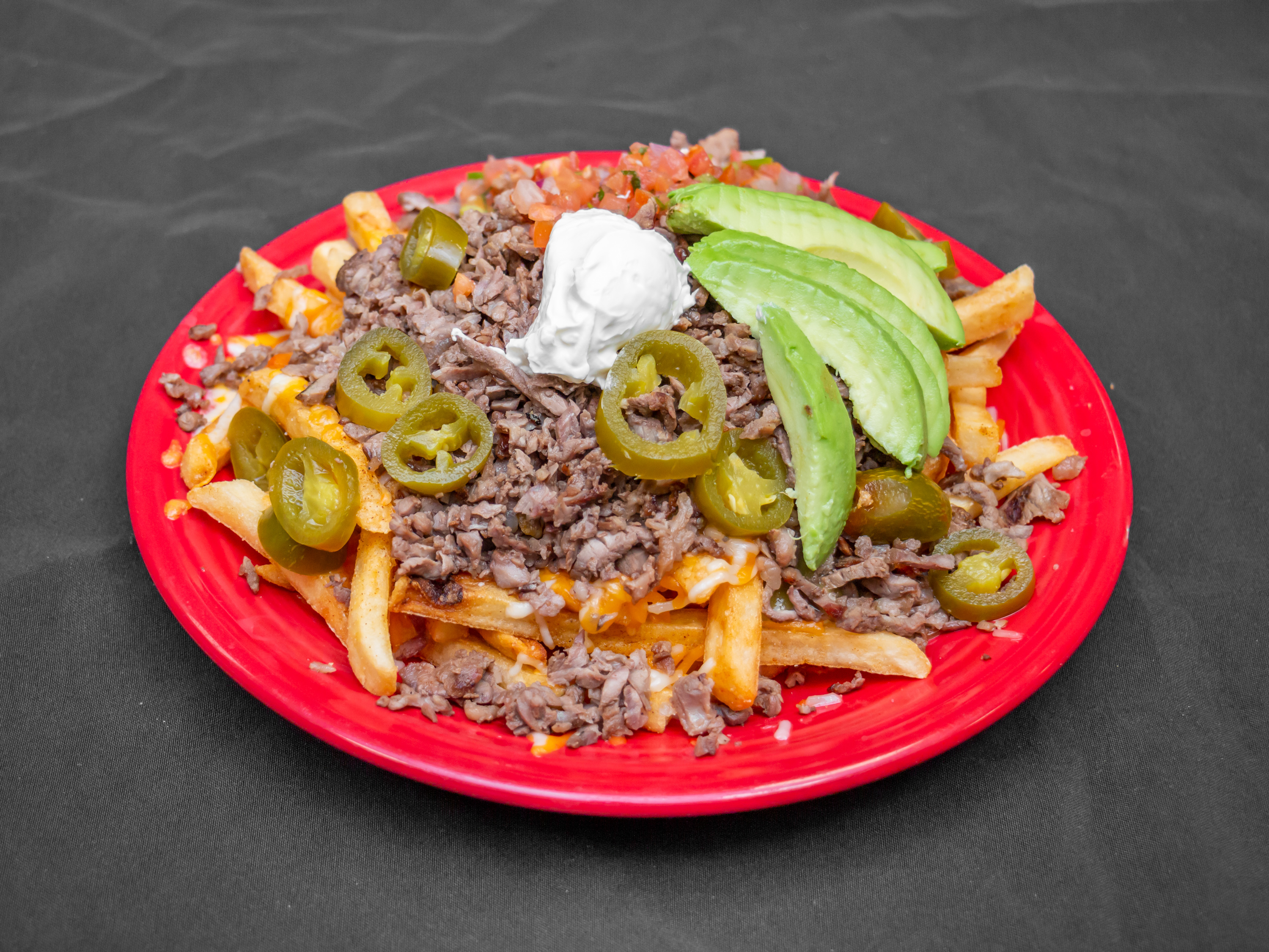 Order Carne Asada Fries food online from The Workz store, Lancaster on bringmethat.com