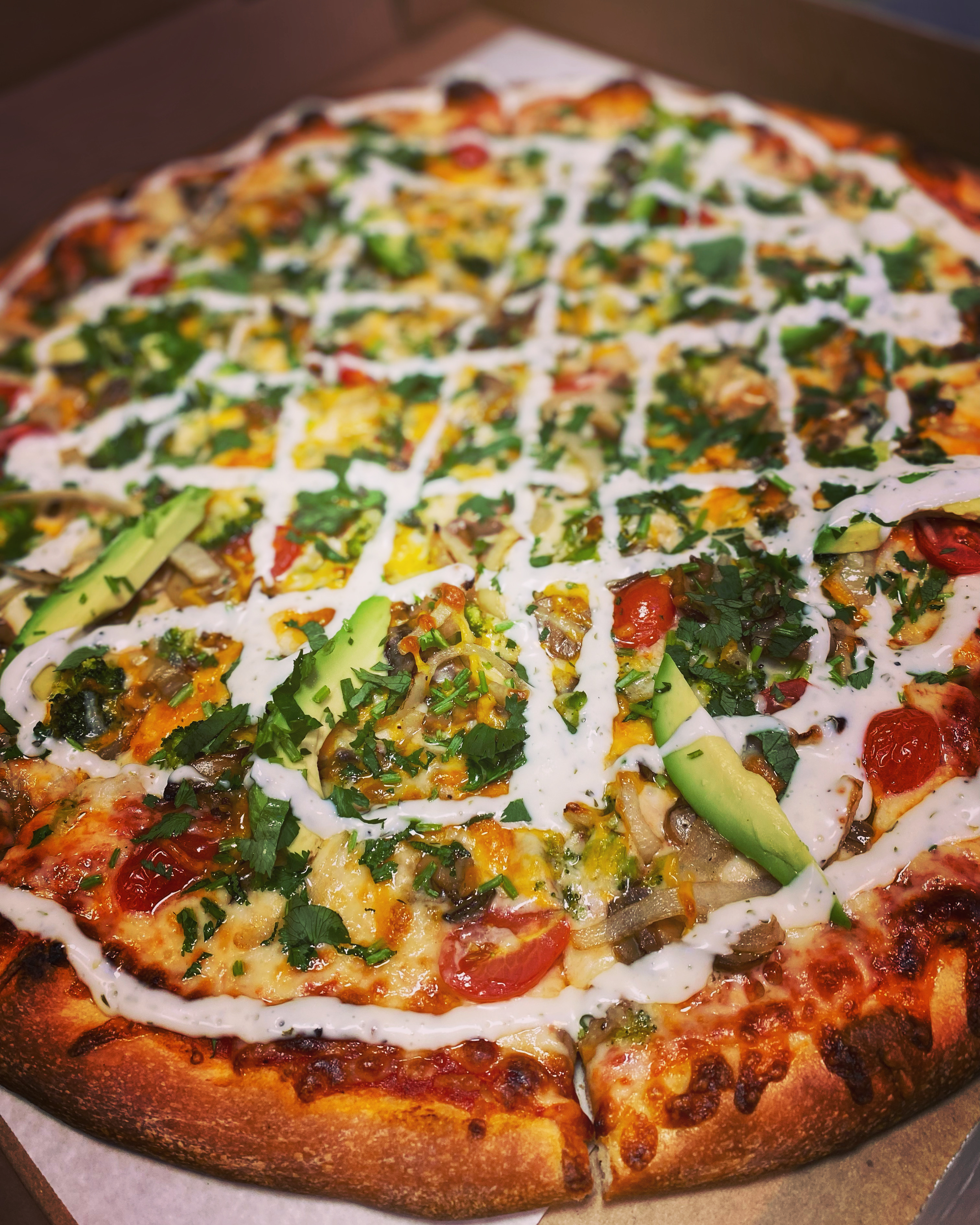 Order The Mexi Veggie Pizza food online from Chiquita Pizzeria store, Philadelphia on bringmethat.com