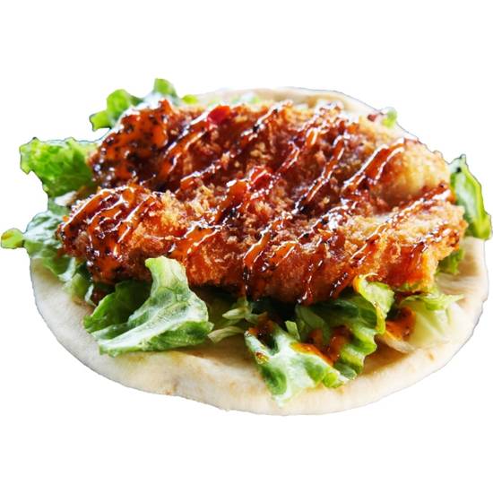 Order Chicken Katsu Pita Sandwich food online from Rakuten Ramen store, Azusa on bringmethat.com