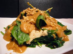 Order S1. Swimming Rama Peanut Sauce food online from Chang Thai & Pho store, North Bend on bringmethat.com