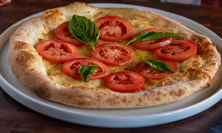 Order 12" Margherita food online from Russo's New York Pizzeria - Broadway store, Pearland on bringmethat.com