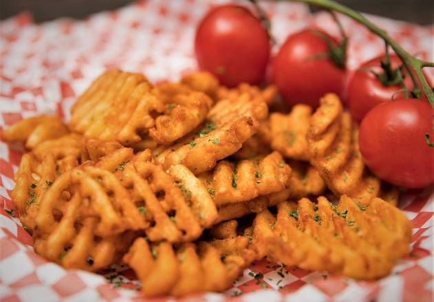 Order Waffle Fries (3/4 lb) food online from K-Coop store, Morton Grove on bringmethat.com