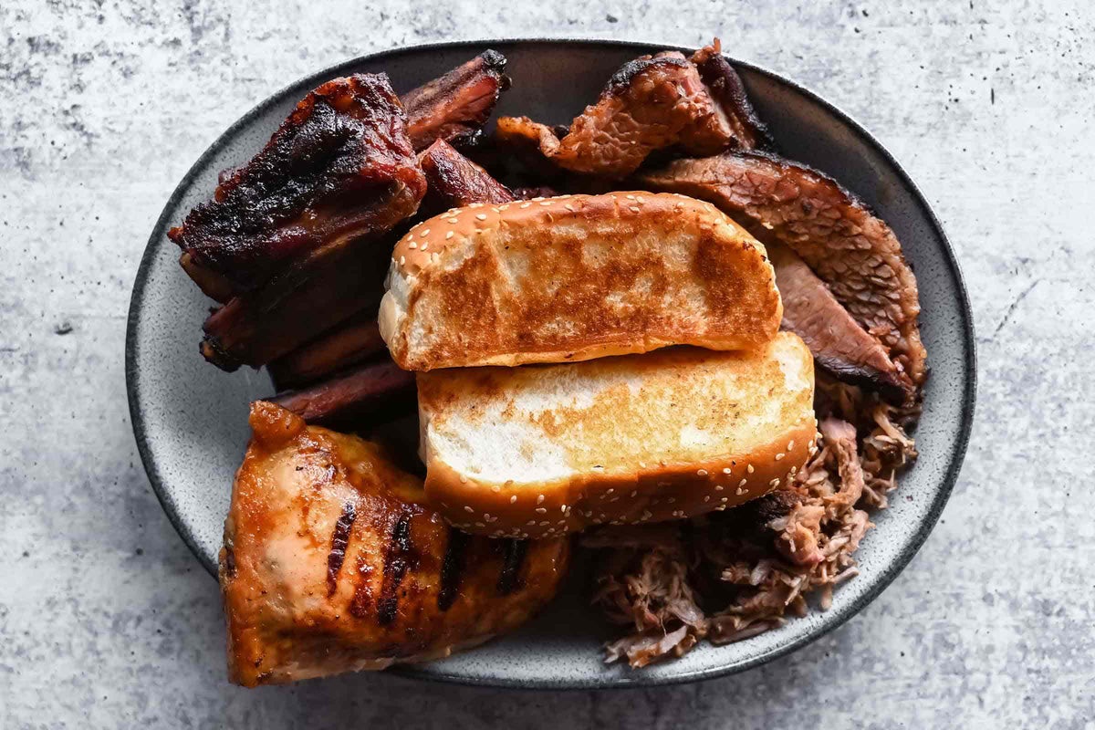 Order Judge's Sampler food online from City Barbeque store, Columbus on bringmethat.com