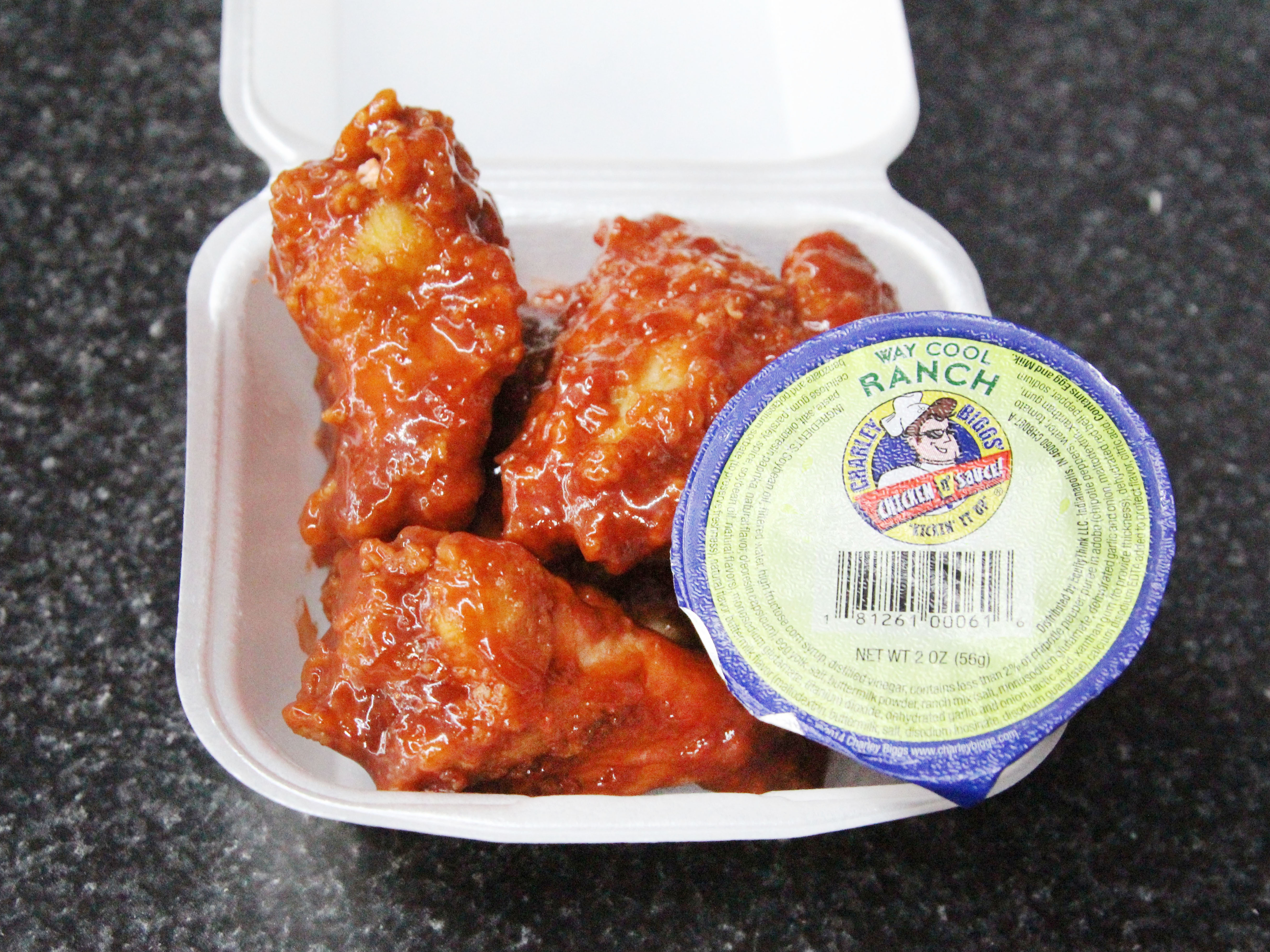 Order BBQ Wing Dings food online from Charley Biggs Chicken store, Cleveland on bringmethat.com