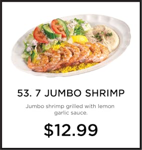 Order 53. Jumbo Shrimp (7) food online from Mystic Grill store, La Mesa on bringmethat.com