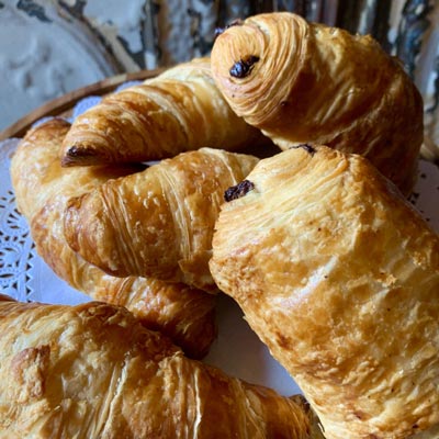 Order Plain Croissant food online from Cafe Peanut store, Jersey City on bringmethat.com