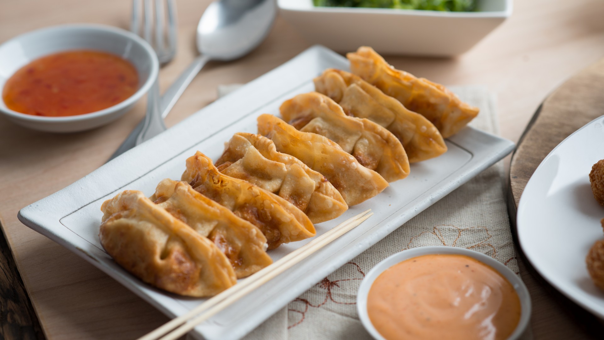 Order Gyoza (8 pcs) food online from Breaktime Tea store, Campbell on bringmethat.com