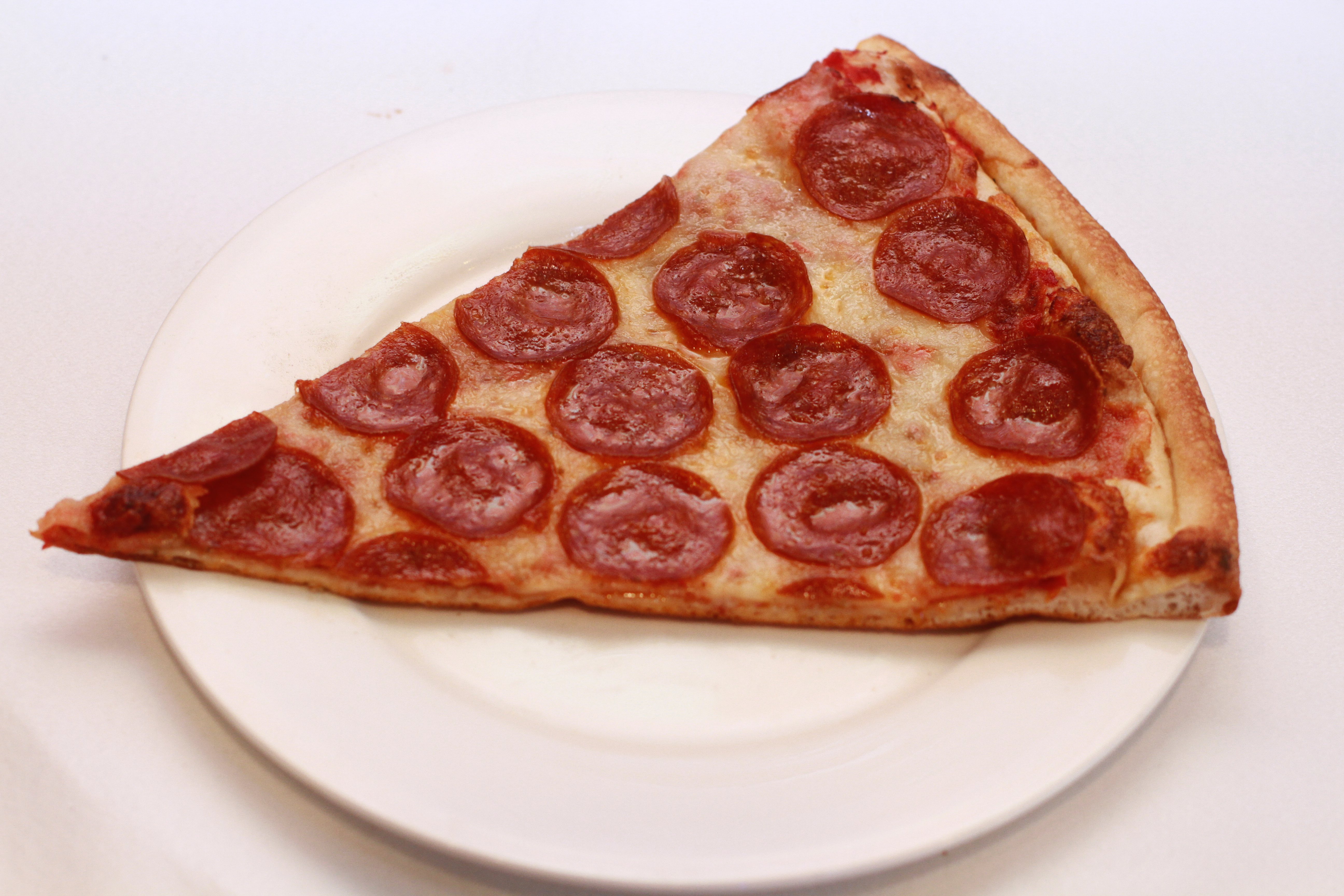 Order Charred pepperoni slice food online from I pizza ny store, New York on bringmethat.com