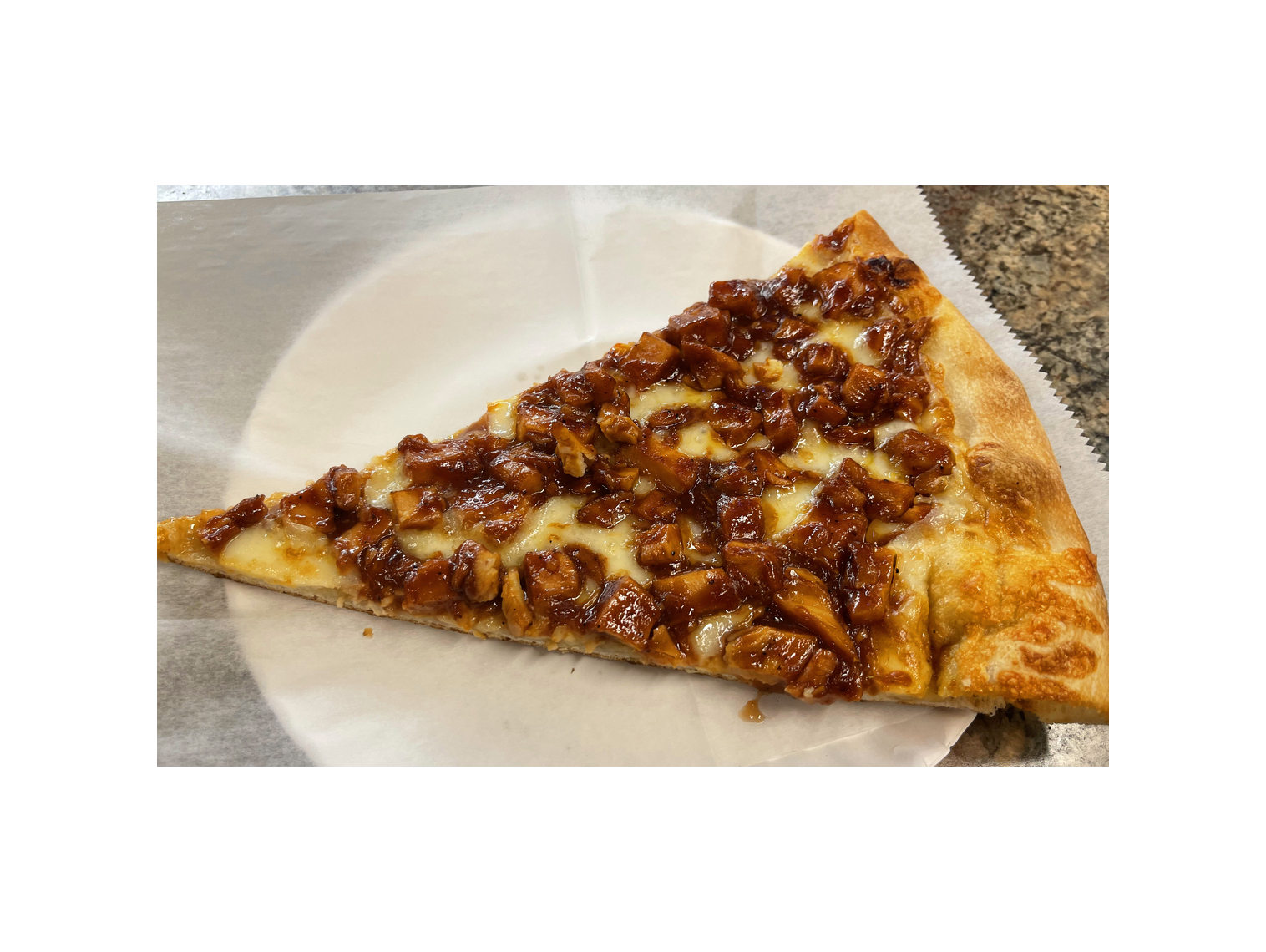 Order Barbecue Chicken Slice food online from Previti Pizza store, New York on bringmethat.com