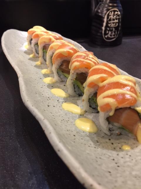 Order Double Salmon Roll food online from Oyshi Sushi store, Las Vegas on bringmethat.com