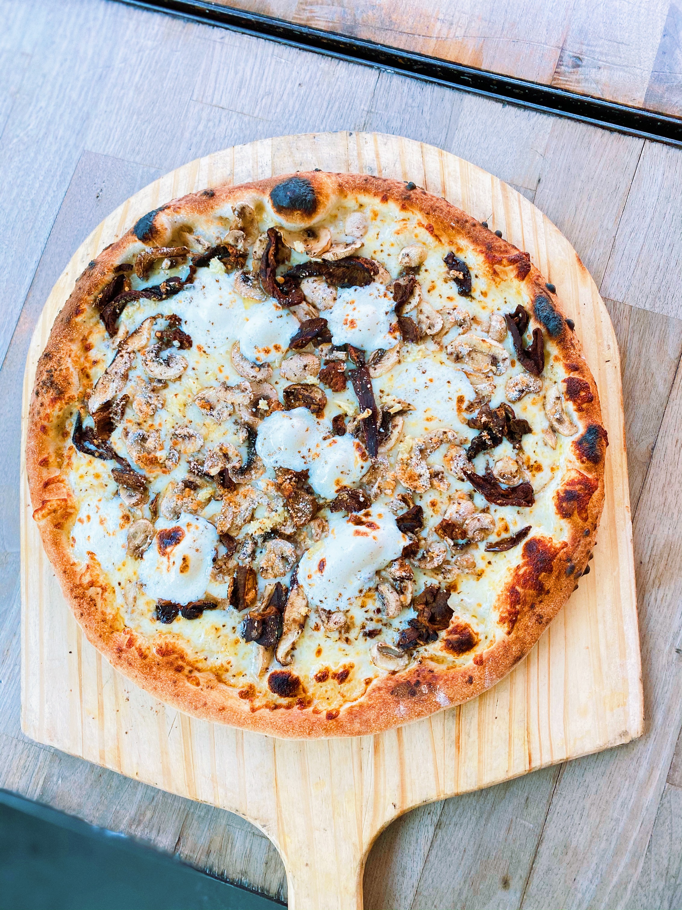 Order 12" Truffle & Porcini Pizza food online from The Marshal store, New York on bringmethat.com