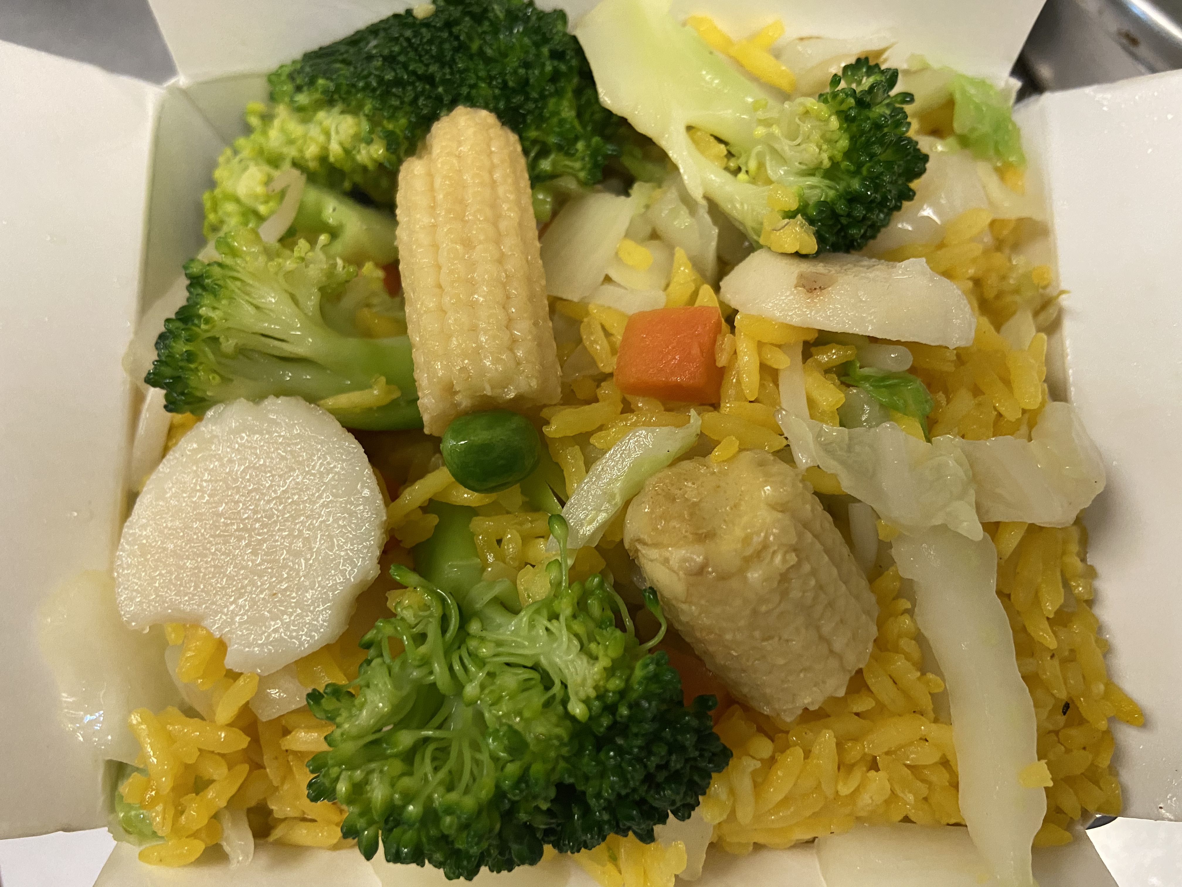 Order Vegetable Fried Rice 蔬菜炒饭 food online from Yummy store, Ridgewood on bringmethat.com