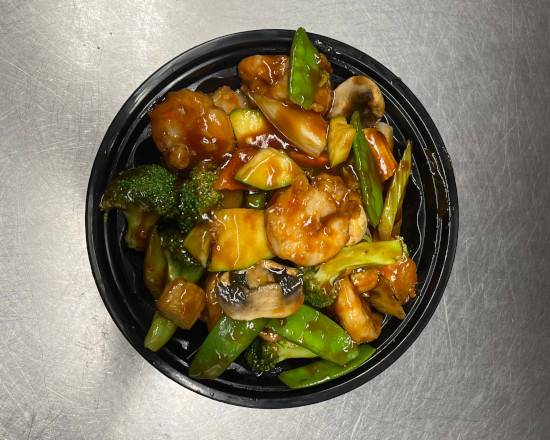 Order Shrimp with Mixed Vegetable food online from Kung Food store, Houston on bringmethat.com