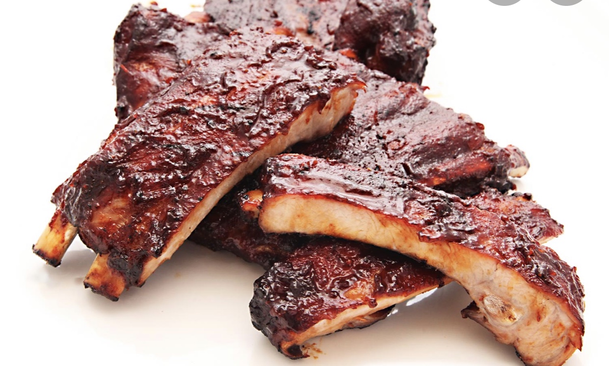 Order 8. Barbecued Spare Ribs(large) food online from Rong Hua Chinese Restaurant store, Richmond Hill on bringmethat.com