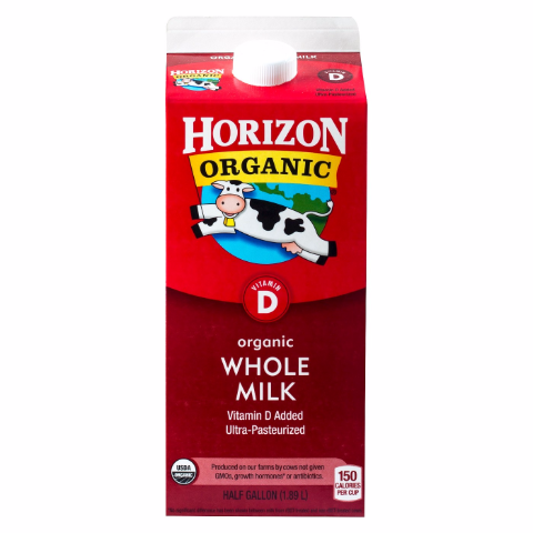 Order Horizon Organic Whole Milk Half Gallon food online from 7-Eleven store, Daly City on bringmethat.com